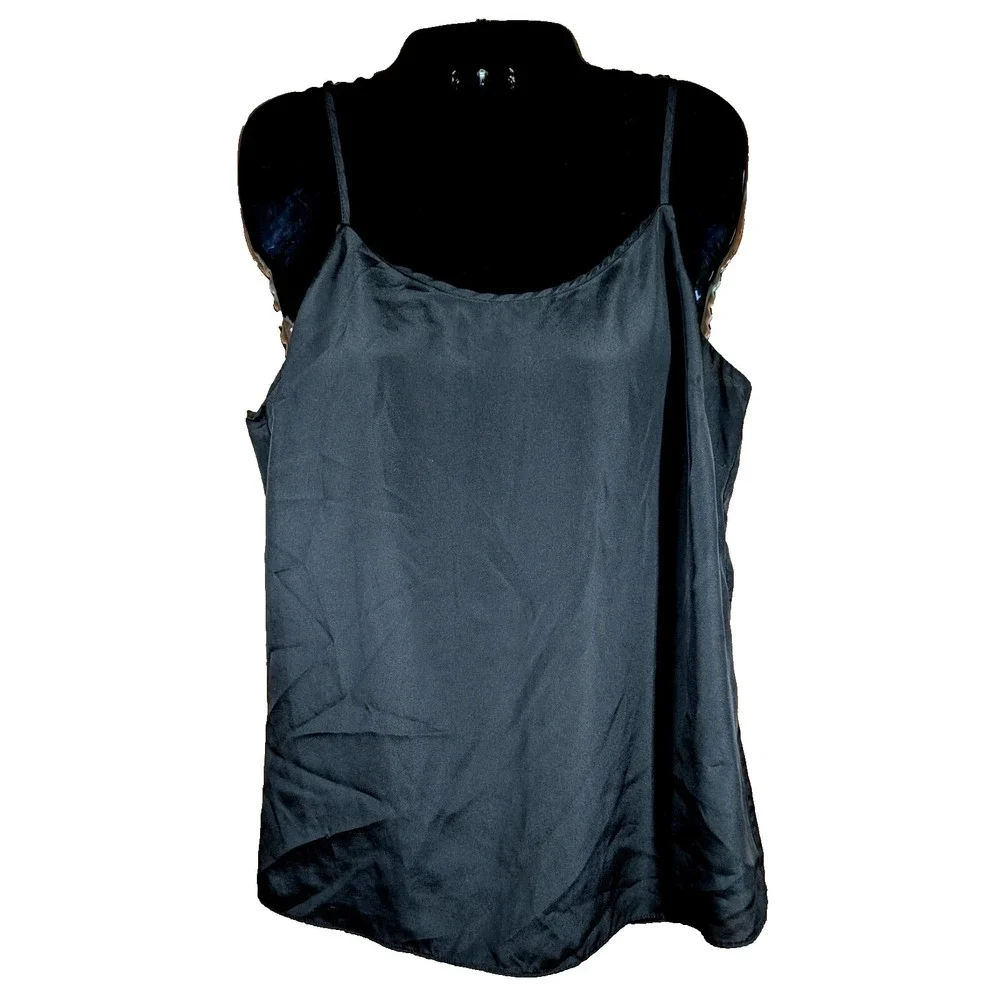 J. Crew Women Top 10 Classic Racerback Cami Adjustable Capsule Minimalist Silky